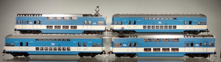 Set No. 558  Comeng Series 1  - 4 car set - Original Blue and White