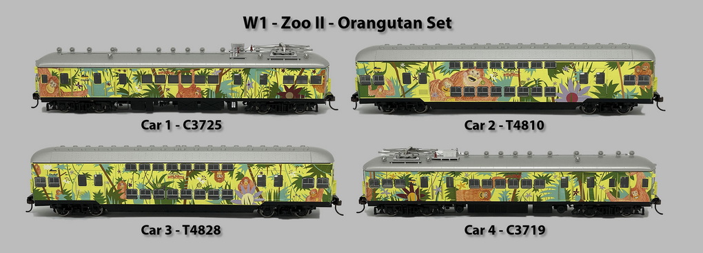 Set No. 586 Comeng  W1 -Set  Sputnik  Orangutan Zoo set