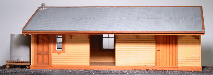 NSWGR HO A3 Skillion Roof Station Building Kit
